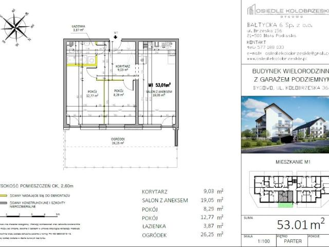 Mieszkanie 53m²