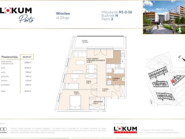 Mieszkanie 64,1m²
