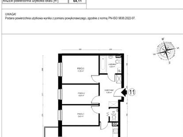 Mieszkanie 64,1m²