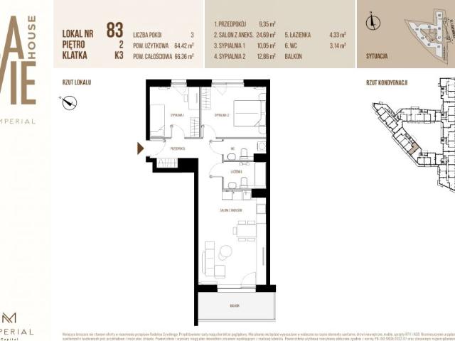 Mieszkanie 64,4m²