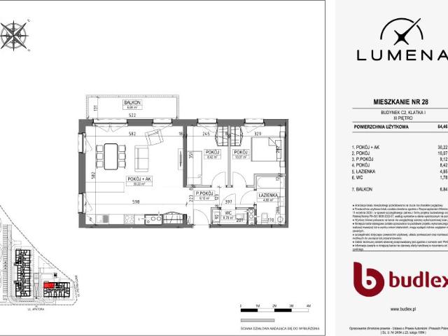 Mieszkanie 64,5m²