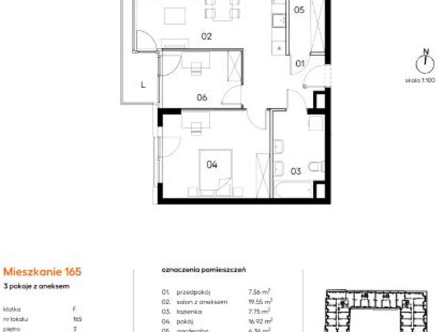 Mieszkanie 64,5m²