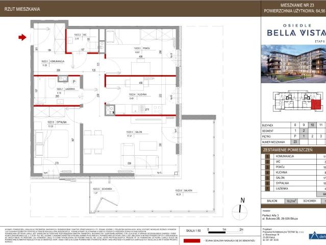 Mieszkanie 64,6m²