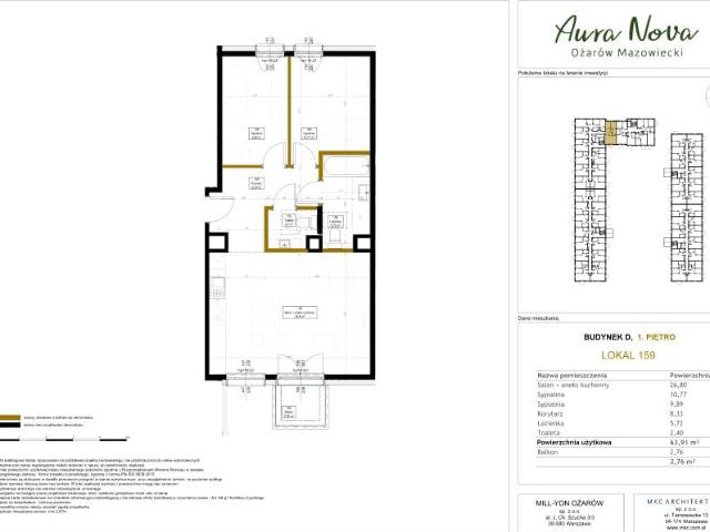 Mieszkanie 64,6m²