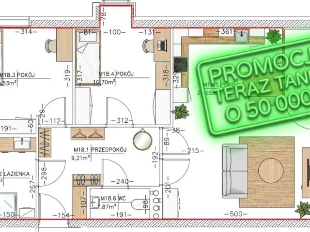 Mieszkanie 64,75 m², Lublin