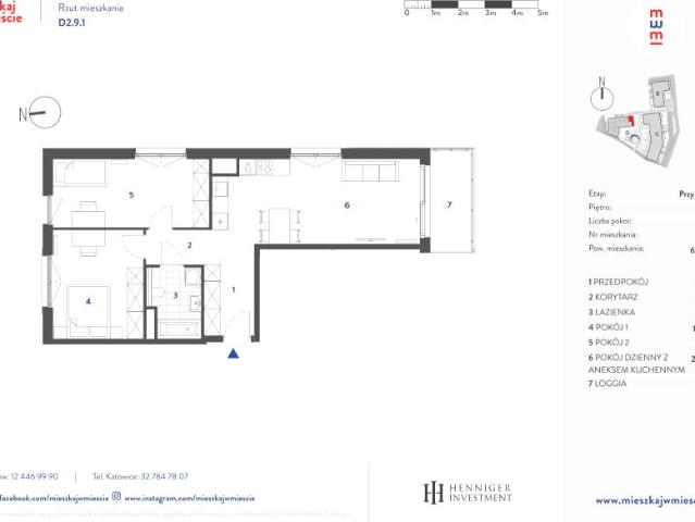 Mieszkanie 64,7m²
