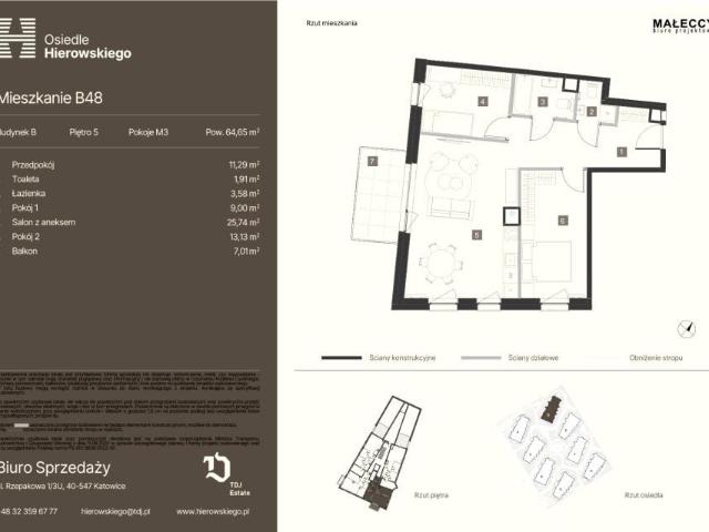 Mieszkanie 64,7m²