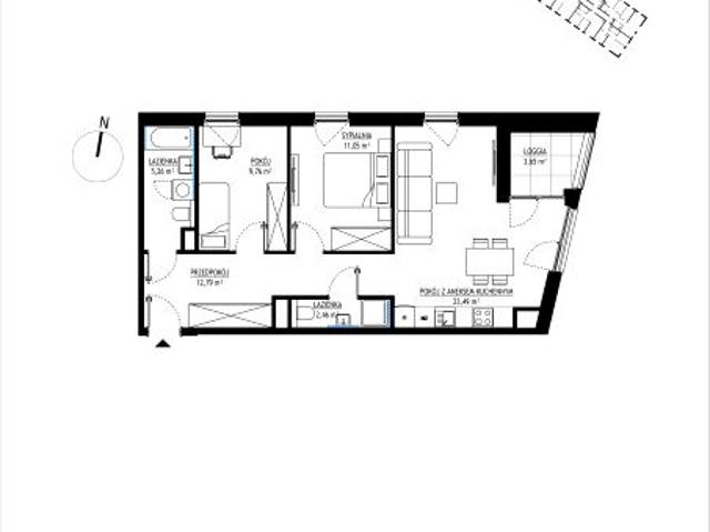 Mieszkanie 64,8m²