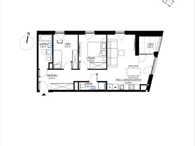 Mieszkanie 64,8m²