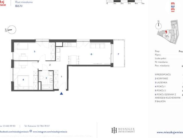 Mieszkanie 64,8m²