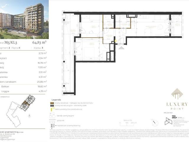 Mieszkanie 64,8m²