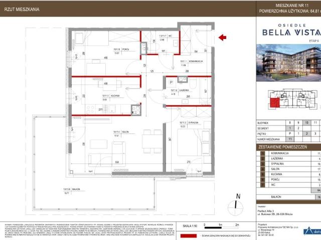 Mieszkanie 64,8m²