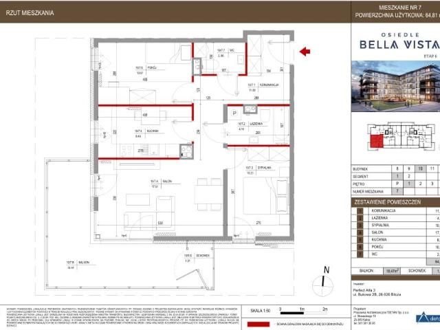Mieszkanie 64,8m²
