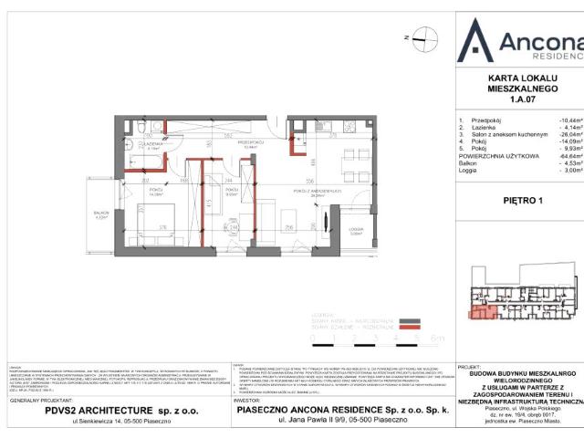 Mieszkanie 64,8m²