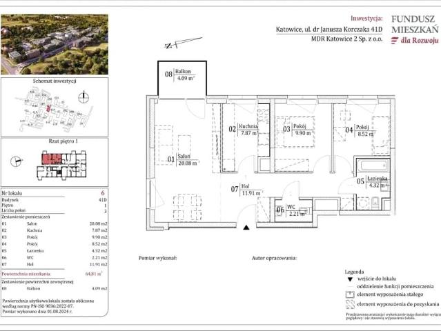 Mieszkanie 64,8m²