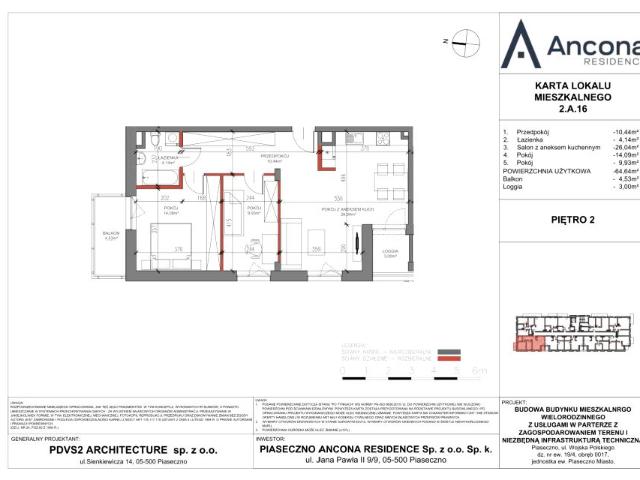 Mieszkanie 64,8m²