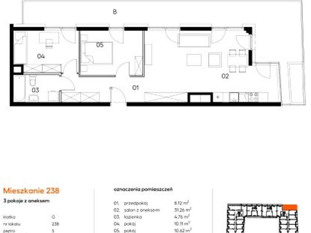 Mieszkanie 64,9m²
