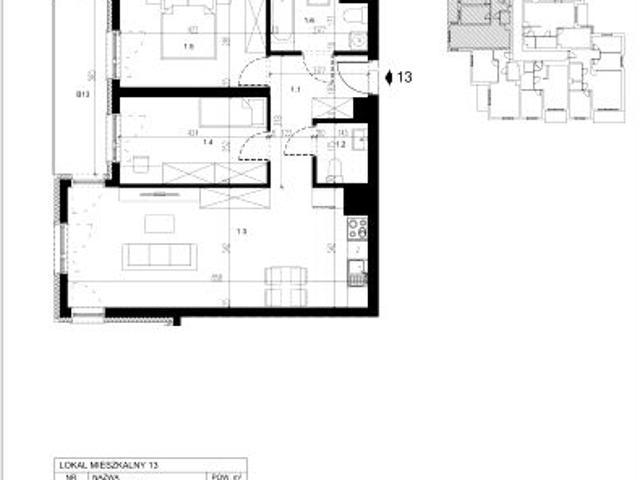 Mieszkanie 64,9m²