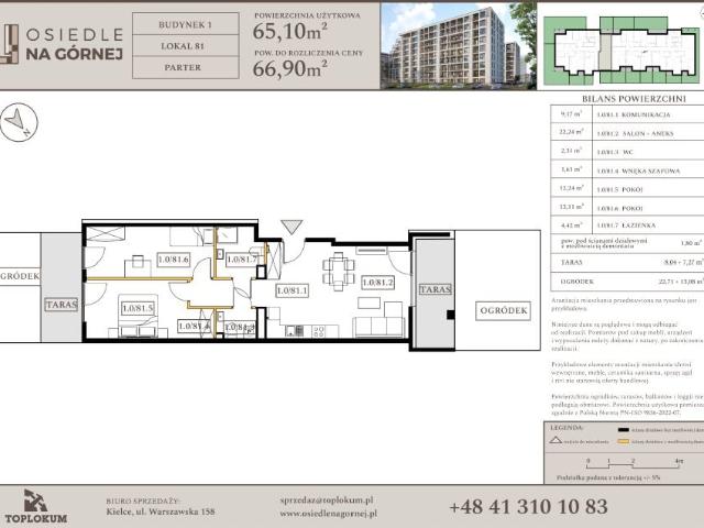 Mieszkanie 65,1m²