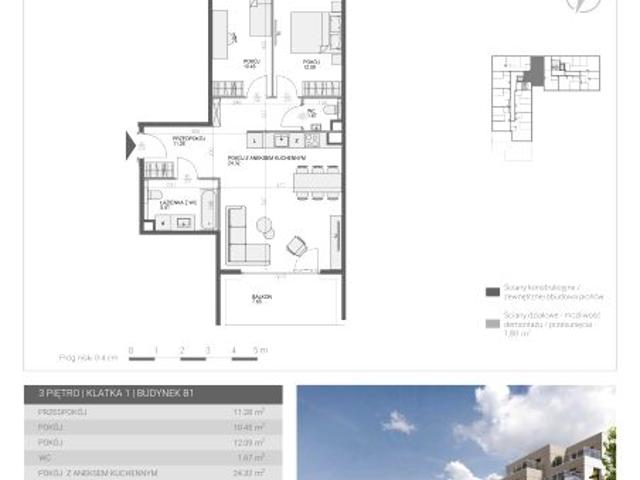 Mieszkanie 65,3m²