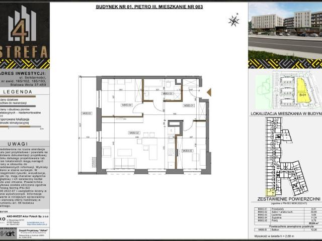 Mieszkanie 65,6m²