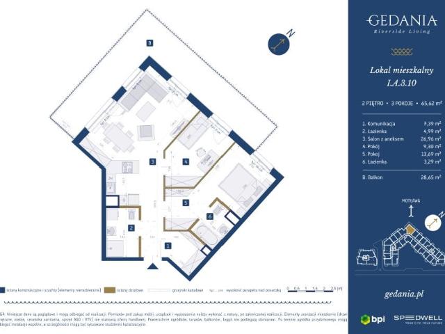 Mieszkanie 65,6m²