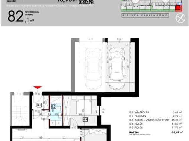 Mieszkanie 65,7m²