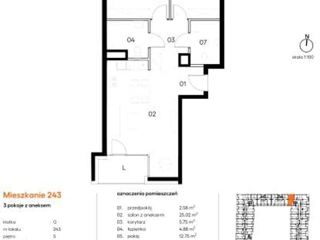 Mieszkanie 65,7m²