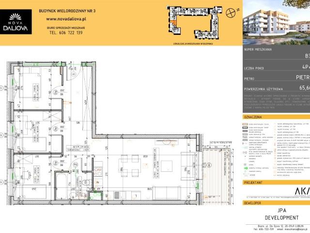 Mieszkanie 65,7m²
