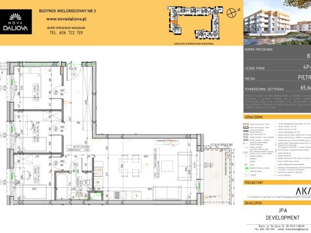 Mieszkanie 65,7m²
