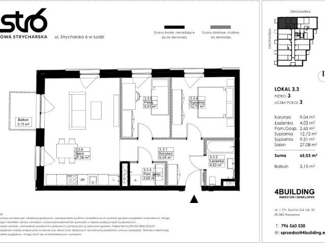 Mieszkanie 65m²