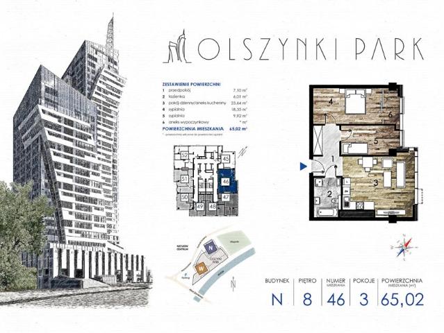 Mieszkanie 65,7m²