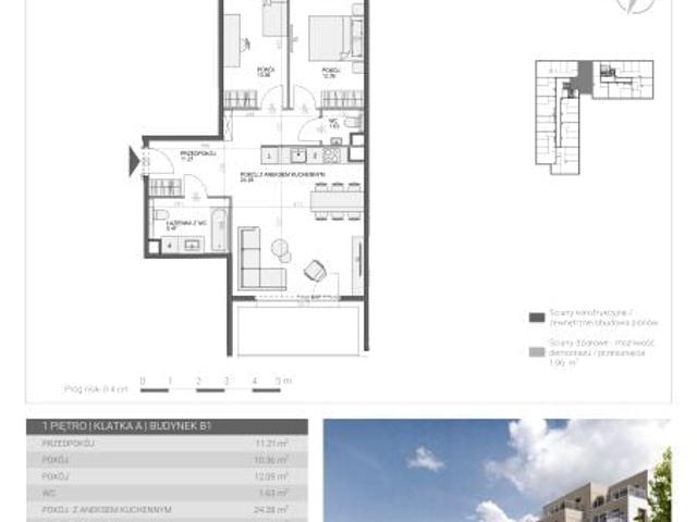 Mieszkanie 65,3m²