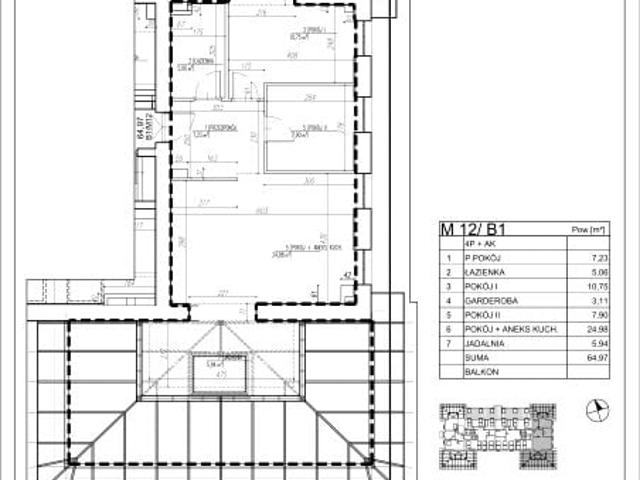 Mieszkanie 65m²