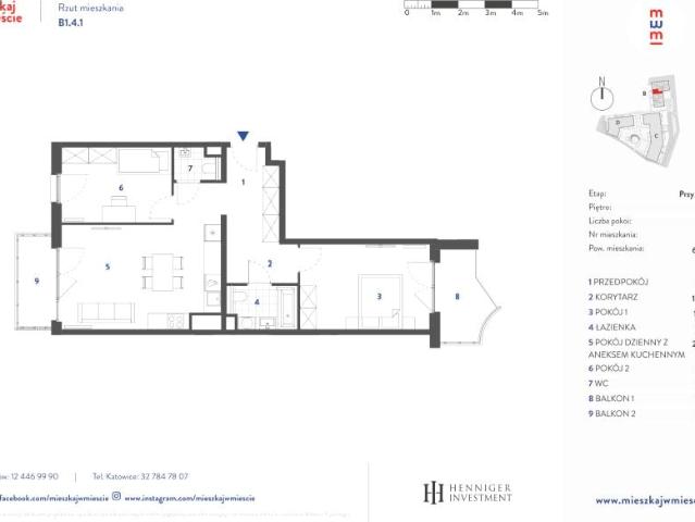 Mieszkanie 66,1m²