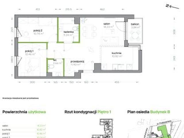 Mieszkanie 66,2m²