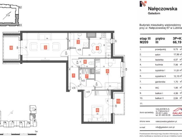Mieszkanie 66,2m²