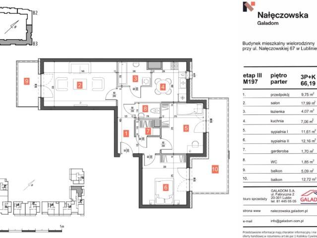 Mieszkanie 66,2m²