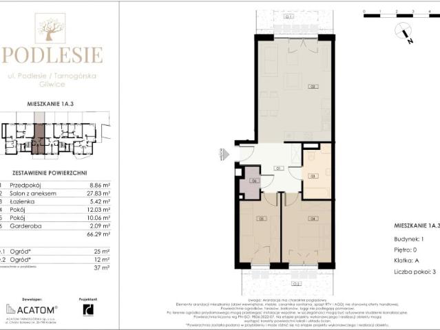 Mieszkanie 66,3m²
