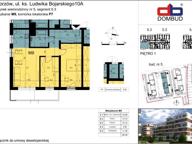 Mieszkanie 66,4m²