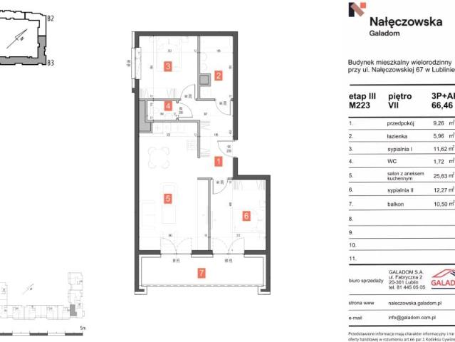 Mieszkanie 66,5m²