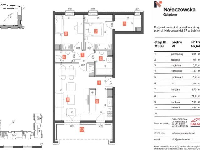 Mieszkanie 66,6m²