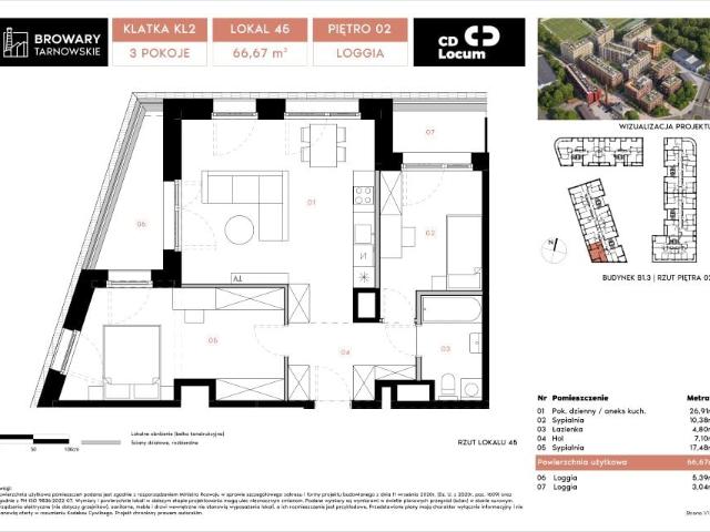 Mieszkanie 66,7m²