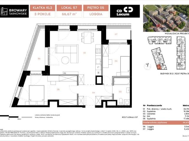 Mieszkanie 66,7m²