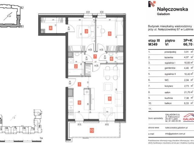 Mieszkanie 66,7m²
