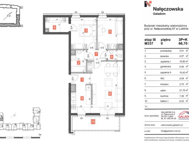 Mieszkanie 66,7m²