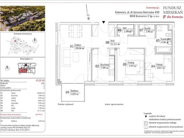 Mieszkanie 66,8m²