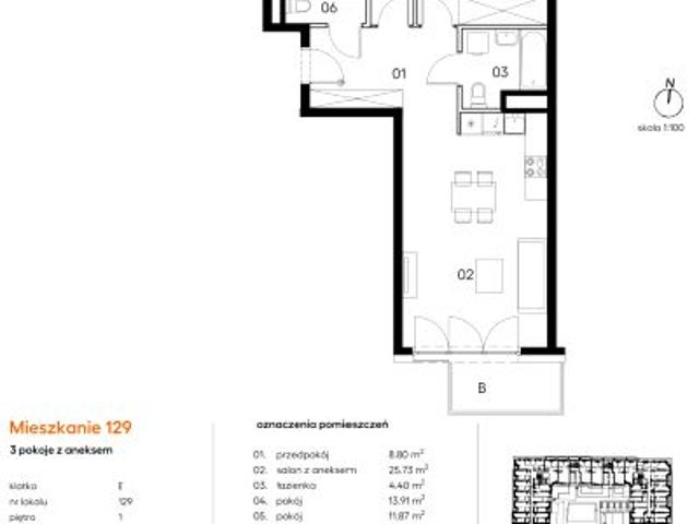 Mieszkanie 66,8m²