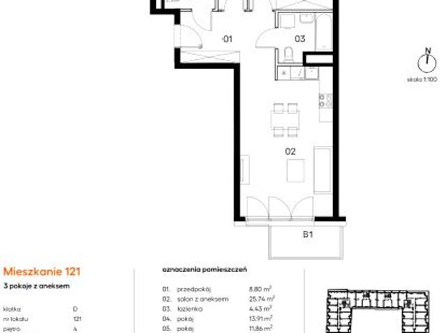 Mieszkanie 66,8m²