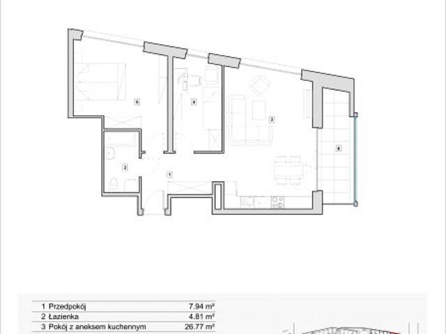 Mieszkanie 69,6m²